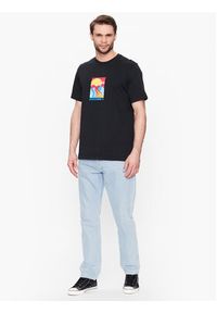 Converse T-Shirt Layres Of Earth 10024590-A02 Czarny Standard Fit. Kolor: czarny. Materiał: bawełna #3