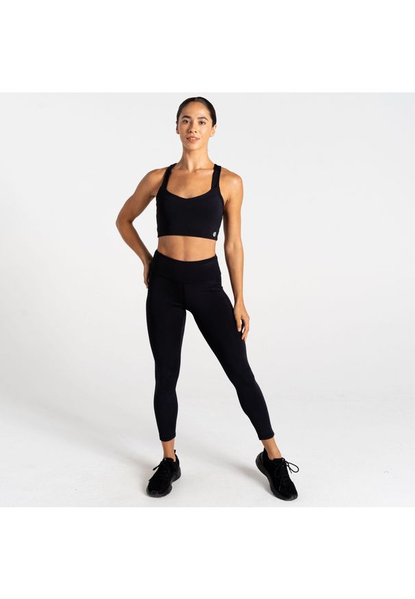 DARE 2B - Damskie wpływowe legginsy. Kolor: czarny. Materiał: poliester. Sport: fitness