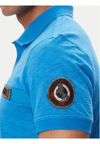 Aeronautica Militare Polo 251PO1865J680 Niebieski Regular Fit. Typ kołnierza: polo. Kolor: niebieski. Materiał: bawełna #4