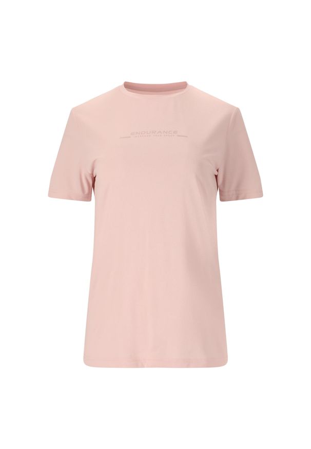 ENDURANCE - Damski jersey Endurance Adelena. Kolor: różowy. Materiał: jersey. Sport: fitness