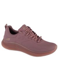 skechers - Buty sportowe Sneakersy damskie, Bobs Geo - How Marvelous. Kolor: czerwony. Sport: turystyka piesza #1