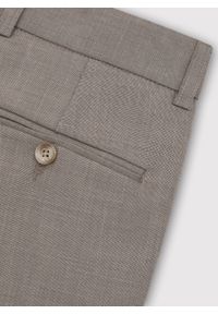 Pako Lorente - PAKO LORENTE – Jasnobrązowe spodnie ganiturowe. Kolor: brązowy. Materiał: poliester, wiskoza, elastan. Wzór: gładki. Styl: młodzieżowy, elegancki #2