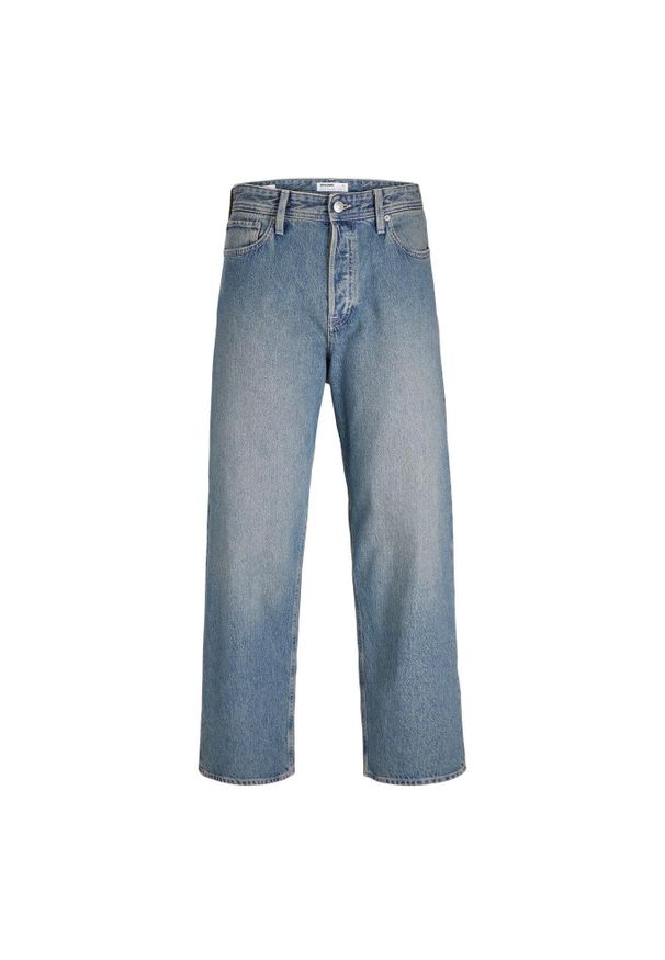 Jeans Jack & Jones Alex 308 niebieski denim. Kolor: niebieski. Materiał: denim, jeans. Sport: skateboard