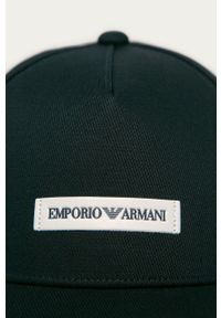 Emporio Armani - Czapka. Kolor: niebieski