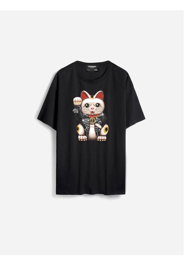 Domrebel T-shirt "Lucky-Box-T" | Lucky Box T | Kobieta | Czarny. Kolor: czarny. Materiał: bawełna