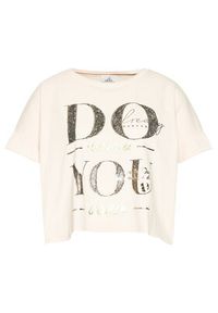 Deha T-Shirt B44070 Różowy Loose Fit. Kolor: różowy. Materiał: bawełna