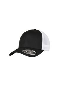 Trwała dwukolorowa czapka Urban Classics 110 recyclable. Kolor: czarny, wielokolorowy, biały #1