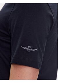 Aeronautica Militare T-Shirt 231TS2118J594 Granatowy Regular Fit. Kolor: niebieski. Materiał: bawełna #3