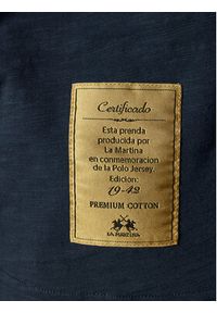 La Martina Polo CCMP05 JS259 Granatowy Regular Fit. Typ kołnierza: polo. Kolor: niebieski. Materiał: bawełna