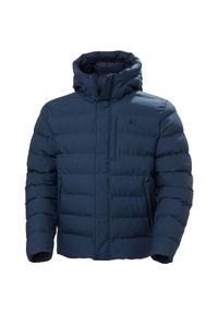 Kurtka z kapturem Helly Hansen Alby Puffy. Typ kołnierza: kaptur. Kolor: niebieski. Materiał: puch. Sport: turystyka piesza #1