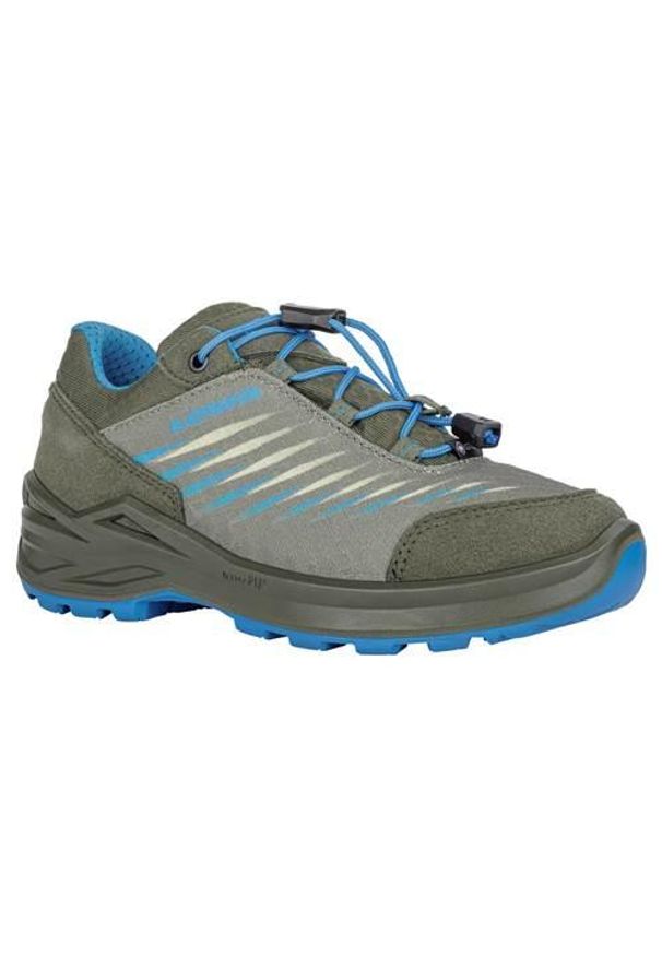 Buty trekkingowe dla dzieci Lowa Zirrox Ii Gtx Low. Kolor: zielony. Materiał: syntetyk, materiał. Szerokość cholewki: normalna