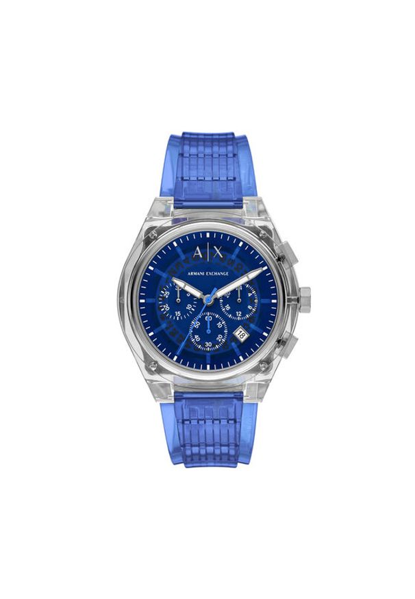 Armani Exchange Zegarek Rafael Chronograph AX4166 Niebieski. Kolor: niebieski