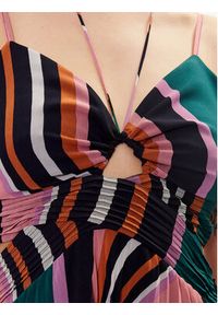 Ba&sh Sukienka letnia Robe 1E23UHAI Kolorowy Regular Fit. Materiał: syntetyk. Wzór: kolorowy. Sezon: lato