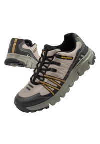 skechers - Buty sportowe męskie Skechers Summits AT-Twin Bridges. Kolor: wielokolorowy, czarny, brązowy. Materiał: materiał. Szerokość cholewki: normalna