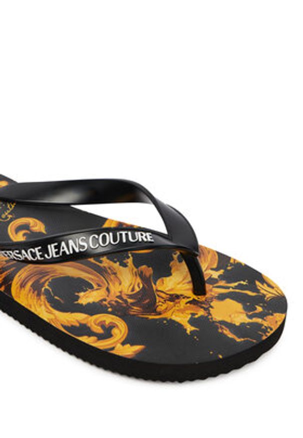 Versace Jeans Couture Japonki 80VA3SQ7 ZSS80 Czarny. Kolor: czarny. Materiał: syntetyk
