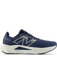 Buty męskie New Balance FuelCell Propel v5 MFCPRLN5 – granatowe. Okazja: na co dzień. Kolor: niebieski. Materiał: materiał, syntetyk, guma. Szerokość cholewki: normalna. Sport: fitness, bieganie