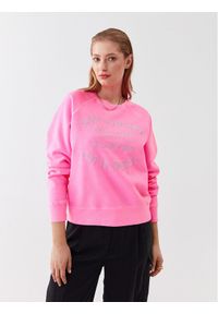 Zadig&Voltaire Bluza Upper Blason Brode JWSS00481 Różowy Regular Fit. Kolor: różowy. Materiał: bawełna
