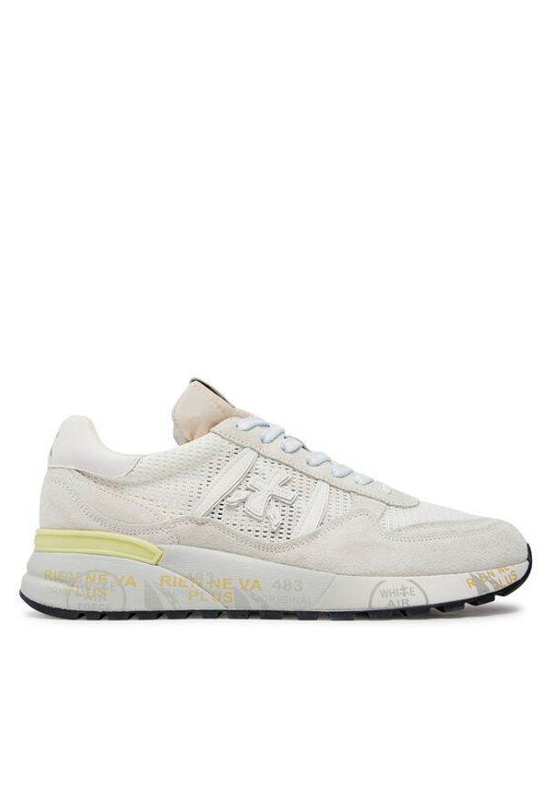 Premiata Sneakersy Landeck VAR 6629 Biały. Kolor: biały