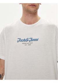 Jack & Jones - Jack&Jones T-Shirt Henry 12248600 Biały Standard Fit. Kolor: biały. Materiał: bawełna