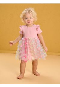 Sinsay - Sukienka babydoll - różowy. Kolor: różowy #1