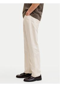 Jack & Jones Spodnie materiałowe Chris 12293296 Beżowy jasny Loose Fit. Kolor: beżowy. Materiał: bawełna #8