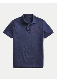 Polo Ralph Lauren Polo 710666998005 Niebieski Regular Fit. Typ kołnierza: polo. Kolor: niebieski. Materiał: bawełna #4