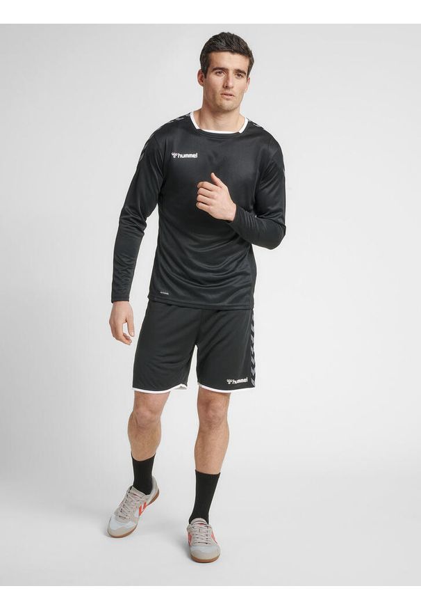 Hummel koszulka męska z długim rękawem hml Authentic Poly Jersey. Kolor: biały, wielokolorowy, czarny. Materiał: jersey. Długość rękawa: długi rękaw. Długość: długie
