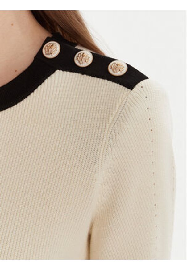 Gaudi Sukienka dzianinowa 521FD13009 Écru Regular Fit. Materiał: wiskoza