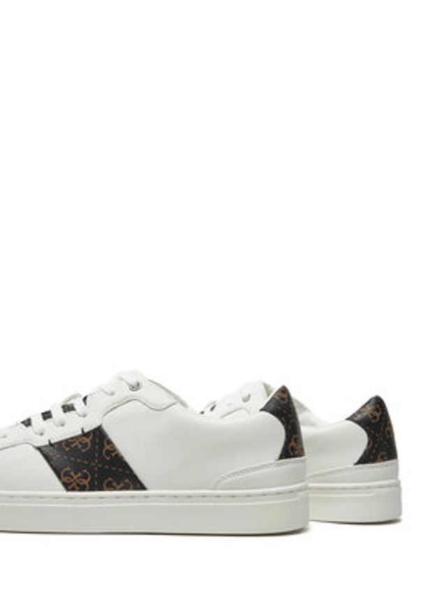 Guess Sneakersy Todi FMTTOI ELL12 Biały. Kolor: biały. Materiał: skóra