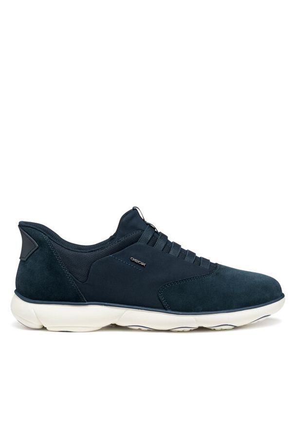 Geox Sneakersy U Nebula 2.0 Plus U56MXA 01122 C4002 Granatowy. Kolor: niebieski. Materiał: zamsz, skóra
