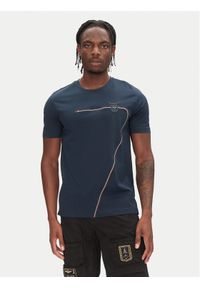 Aeronautica Militare T-Shirt 251TS2417J682 Granatowy Regular Fit. Kolor: niebieski. Materiał: bawełna