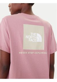 The North Face T-Shirt Redbox NF0A87NK Różowy Relaxed Fit. Kolor: różowy. Materiał: bawełna #2