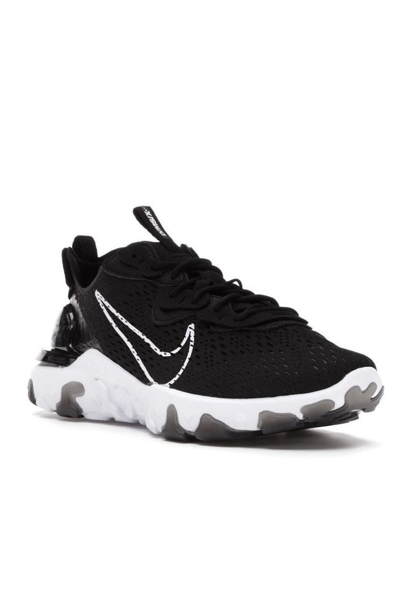 Buty do chodzenia męskie Nike React Vision. Zapięcie: sznurówki. Kolor: biały, wielokolorowy, czarny. Materiał: materiał, syntetyk, tkanina. Szerokość cholewki: normalna. Sport: turystyka piesza