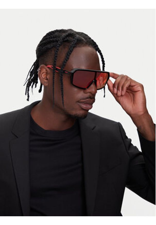 Hugo - HUGO Okulary przeciwsłoneczne 1334/G/S 207984 Czarny. Kolor: czarny