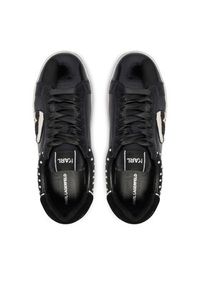 Karl Lagerfeld - KARL LAGERFELD Sneakersy KL60130N Czarny. Kolor: czarny. Materiał: skóra #2
