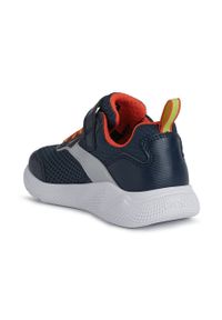 Geox buty dziecięce kolor granatowy. Nosek buta: okrągły. Zapięcie: rzepy. Kolor: niebieski. Materiał: guma #3