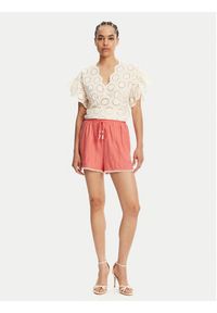 TwinSet - TWINSET Bluzka 251TT2364 Écru Loose Fit. Materiał: bawełna #4