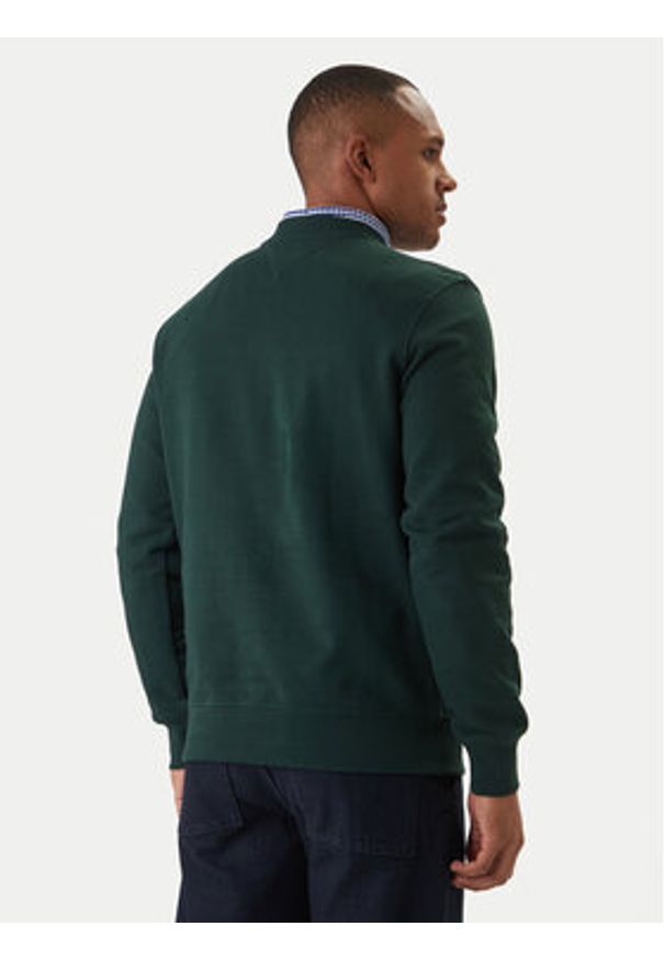 TOMMY HILFIGER - Tommy Hilfiger Bluza Essential MW0MW37237 Zielony Regular Fit. Kolor: zielony. Materiał: bawełna