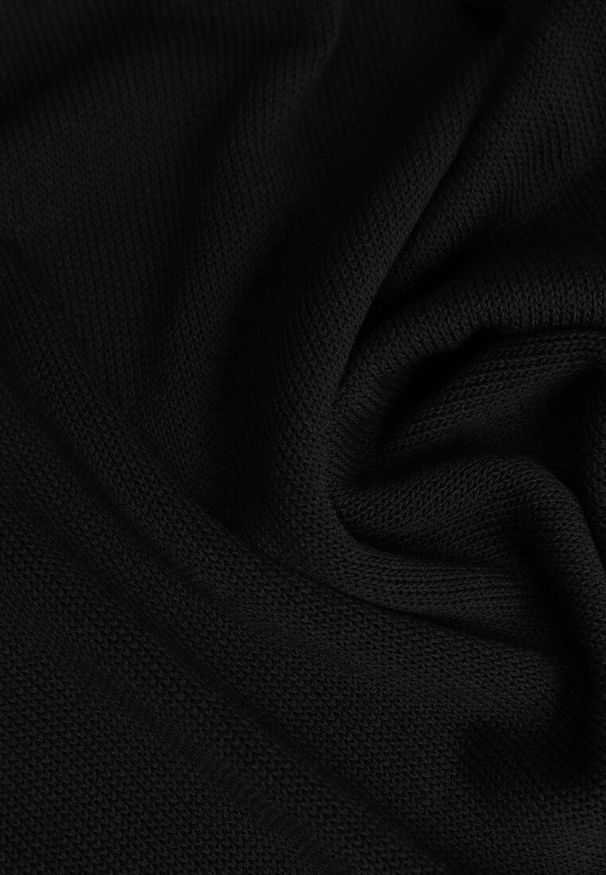 Renee - Czarna Wiskozowa Bluzka Bez Rękawów z Dzianiny Zdobiona Metaliczną Aplikacją Alutina. Okazja: na co dzień. Kolor: czarny. Materiał: dzianina, wiskoza. Długość rękawa: bez rękawów. Wzór: aplikacja. Styl: glamour, casual, street, elegancki