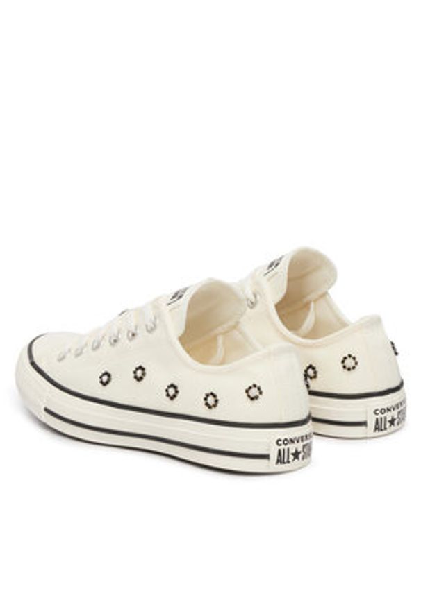 Converse Trampki Chuck Taylor All Star Beads A17784C Écru. Kolor: kremowy. Materiał: materiał
