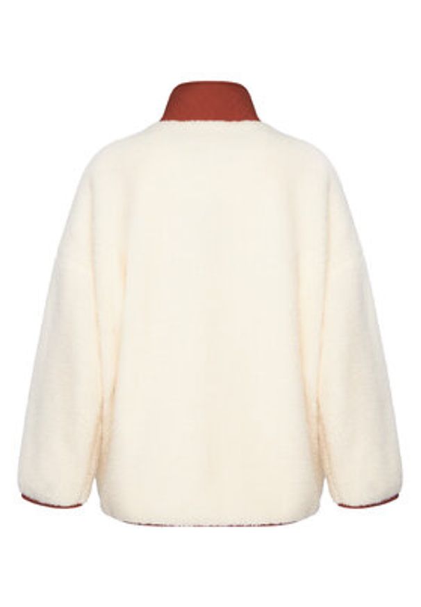 Quiksilver Kurtka przejściowa EQWPF03007 Biały Regular Fit. Kolor: biały. Materiał: syntetyk