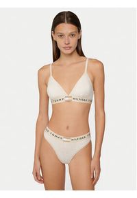 TOMMY HILFIGER - Tommy Hilfiger Stringi UW0UW06039 Beżowy. Kolor: beżowy. Materiał: bawełna #4