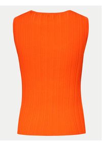DKNY Top P4BSAN40 Pomarańczowy Regular Fit. Kolor: pomarańczowy