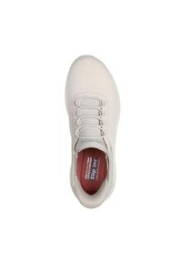 skechers - Damskie BOBS SQUAD CHAOS IN COLOR Sneakersy Biały. Kolor: biały. Materiał: poliester, materiał