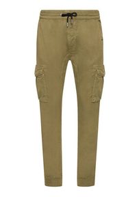 Alpha Industries Joggery 116202 Zielony Tapered Fit. Kolor: zielony. Materiał: bawełna #3