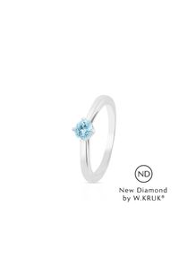 W.KRUK - Pierścionek zaręczynowy złoty Doskonały - New Diamond by W.KRUK 0,2 ct. Materiał: złote. Kolor: złoty. Wzór: aplikacja, kolorowy. Kamień szlachetny: diament, brylant #1