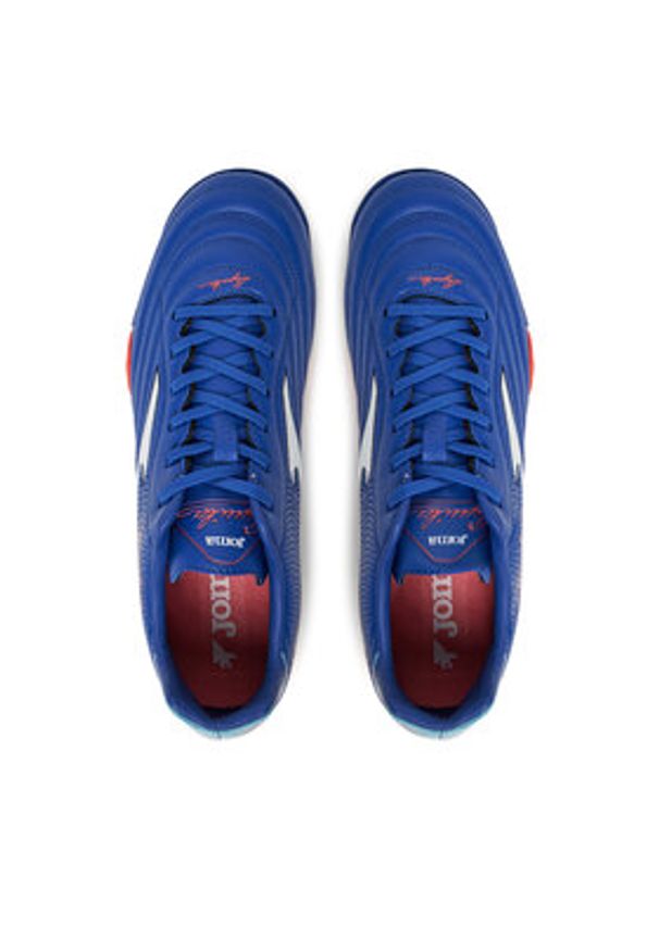 Joma Buty do piłki nożnej Aguila 2504 AGUS2504TF Niebieski. Kolor: niebieski. Materiał: skóra