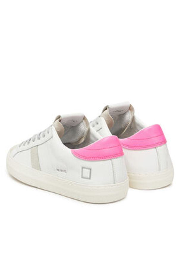 D.A.T.E. Sneakersy Hill Low W421-HL-VC Biały. Kolor: biały. Materiał: skóra