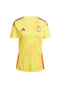 Adidas - Koszulka Belgium 25 (Women's Team) Away Kids. Kolor: żółty. Materiał: materiał