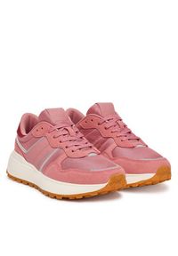 Tommy Jeans Sneakersy Tjw Cleated Runner EN0EN02788 Różowy. Kolor: różowy. Materiał: zamsz, skóra #3